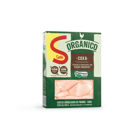 COXA DE FRANGO ORG SADIA 600G
