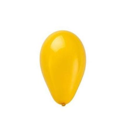 Balão amarelo regina número 7 com 50