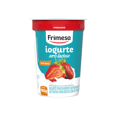 Iogurte frimesa 165g natural integral zero lactose
