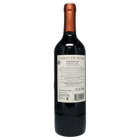 Vinho Tinto Chileno Cabeza de Piedra Varietal Carmenere 750ml  360-17