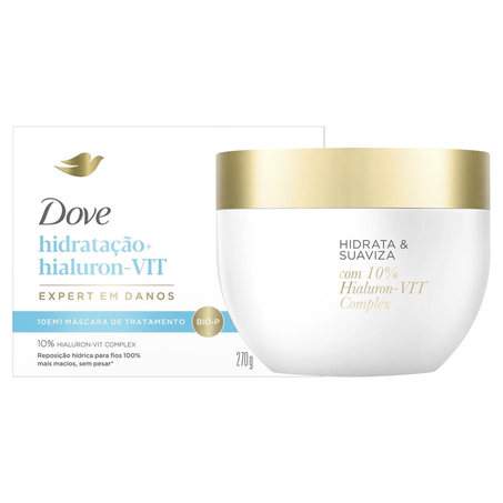 Creme de Tratamento Dove 270ml - Hidratação - 10 em 1