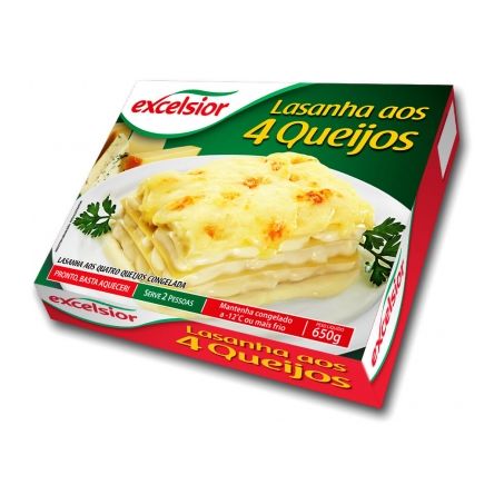 Lasanha excelsior 600g 4queijos