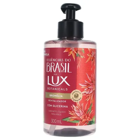 Sabonete Líquido Lux Botanicals Mão Revit Oleo de Bromélia Cop Pump 300Ml 360-3