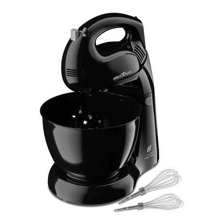 Batedeira Britânia Pérola Preta 4.3 Litros - 500W 220V 