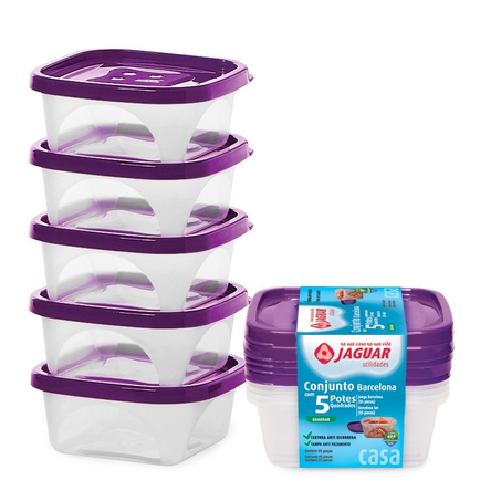 CONJUNTO 5 POTES BARCELONA 230ML JAGUAR UN