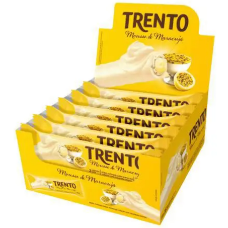 Chocolate barrinha trento pcc/16x32g maracuja