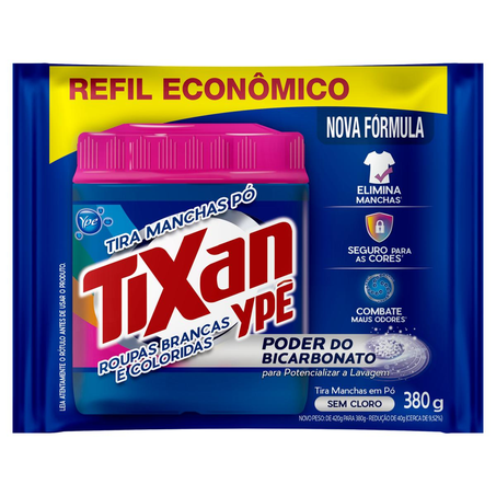 Tira-manchas Tixan Ypê 380g - Roupa Colorida - Sachê