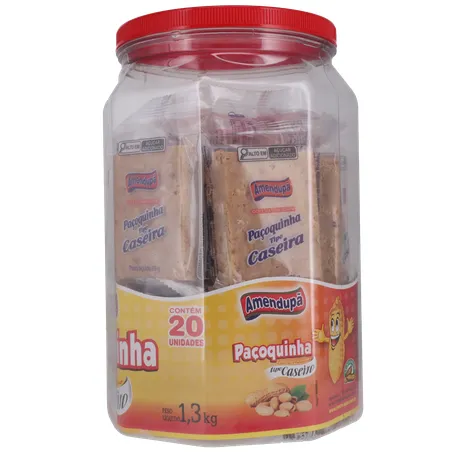 Paçoca amendupã caseiro pote 1.3kg 360-7