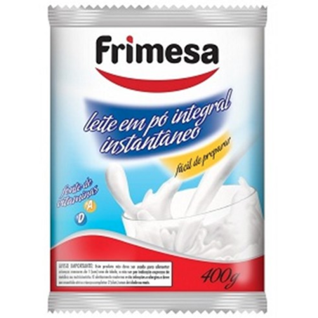 Leite em po frimesa integral instantaneo 400g
