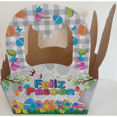 Cesta papel pascoa r-8347