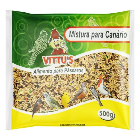 RAÇÃO PARA PÁSSAROS CANÁRIO VITTU'S