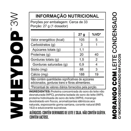 WHEYDOP 3W MORANGO E LEITE CONDENSADO 450G ELEMENTO PURO 360-1