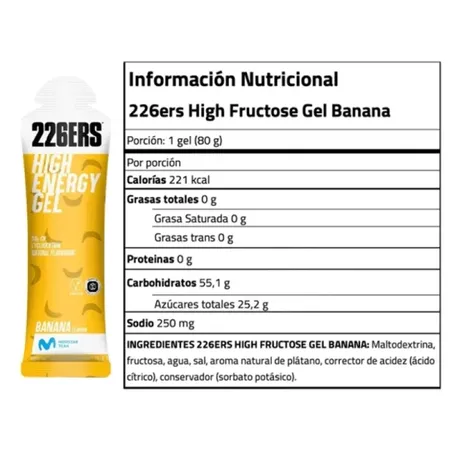 226ERS High Fructose Gel Banana 80g 360-1