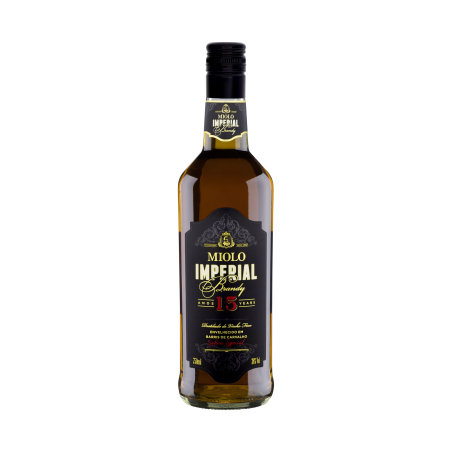 Brandy miolo imperial 15 anos barris de carvalho 750ml