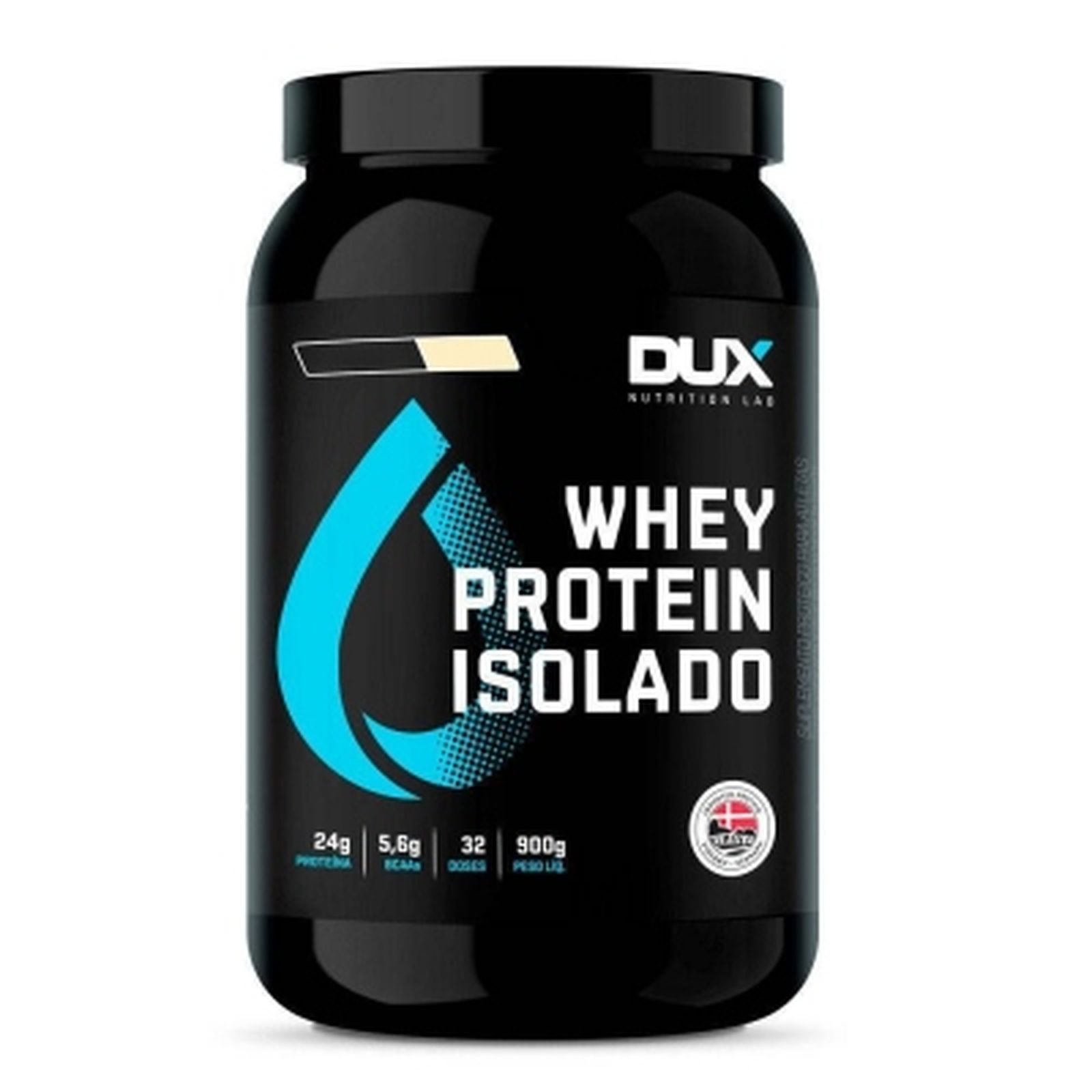 Whey Isolado Morango Dux 900g