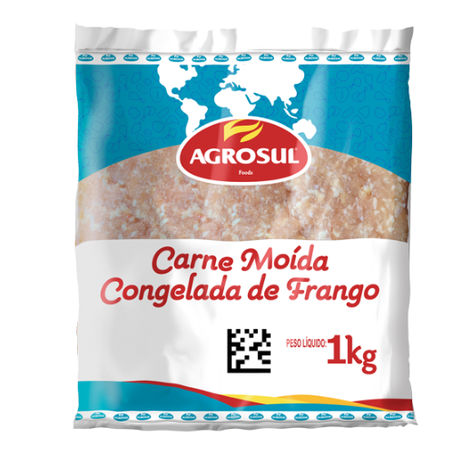 Carne moida frango agrosul 1kg pacote