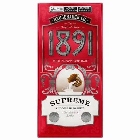 Choc.neugebauer 1891 supreme leite 90g