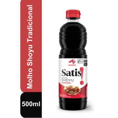 MOLHO SHOYU SATIS AJINOMOTO INTENSO 500ML