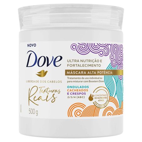 Creme de tratamento dove ondulados, cacheados e crespos 500g