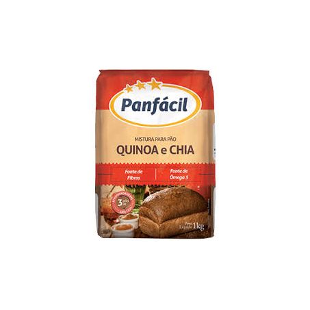 Mistura Pão Panfacil Quinoa/Chia Pacote 1Kg 