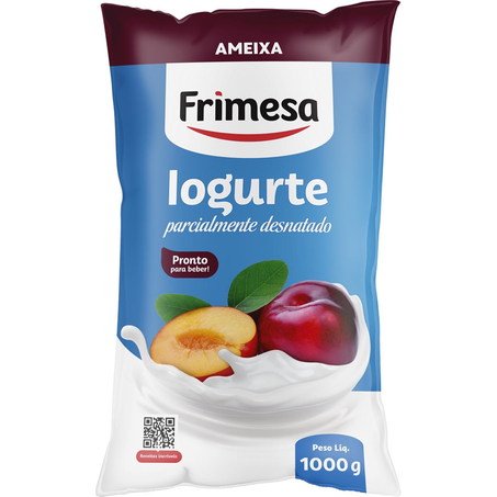 Iogurte com Polpa Frimesa 1.000g - Ameixa - Sachê