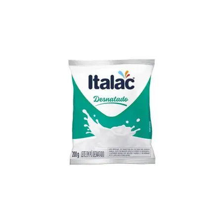 Leite em Pó Italac Desnatado Sachê 200G