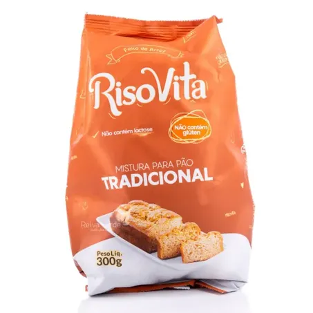 Mistura Pão Tradicional Sem Glúten Risovita 300g