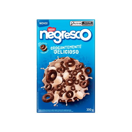 Cereal Nestlé Negresco Chocolate Baunilha Caixa 200g 
 