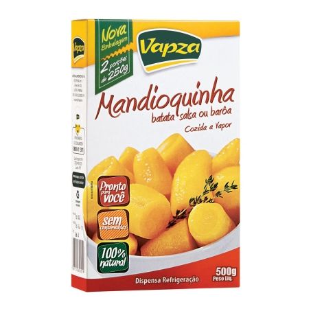 Mandioquinha Vapza Batata Barôa Cozida A Vapor Caixa 500G