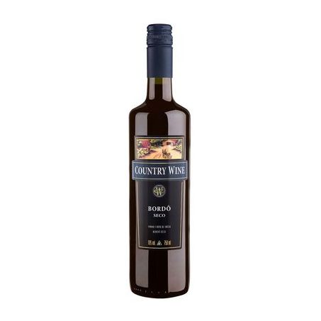 Vinho country wine bordo seco 750ml