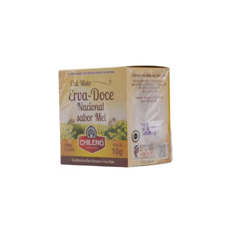 Chá Chileno Erva-Doce-Nacional e Mel Caixa com 10un - 10gr 360-7