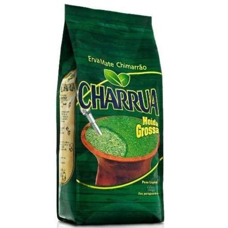 Erva mate charrua grossa vacuo 1kg