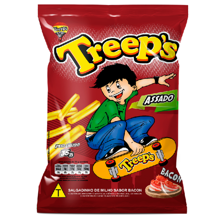 Salgadinho Treeps 35g Bacon
