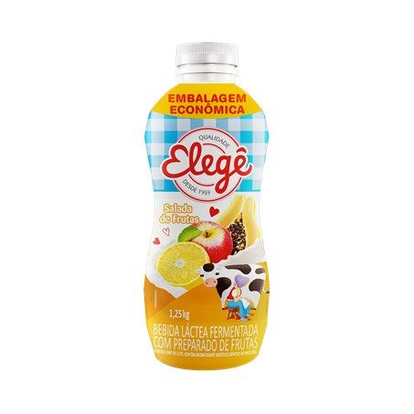 BEB LACTEA ELEGE FERMENTADA SALADA FRUTAS 1250G