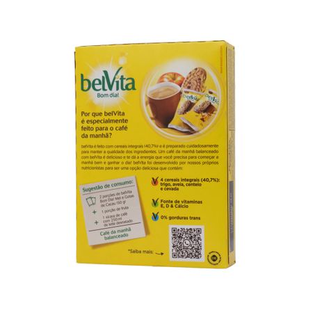 Biscoito Integral Belvita Mel/Cacau 75g 360-33