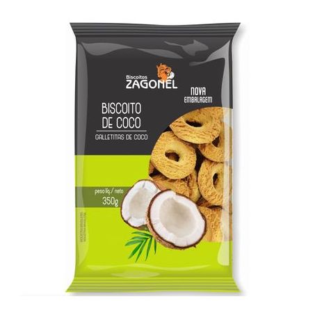 Biscoito zagonel coco 300g*