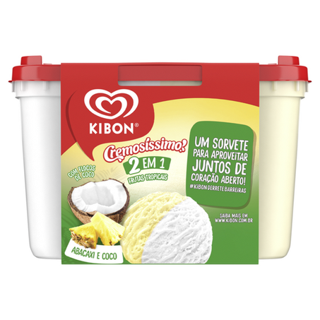 Sorvt kibon cremosissi frutas tropica 2l