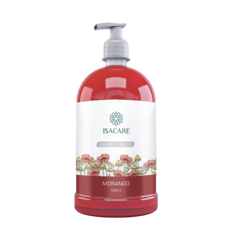 Sabonete liq isacare morango 500ml