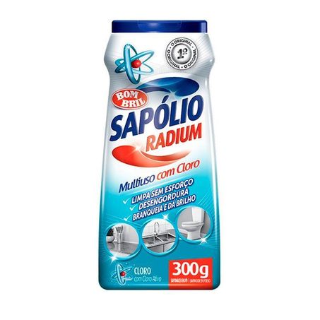 SAPOLIO PO BOM BRIL CLORO 300G