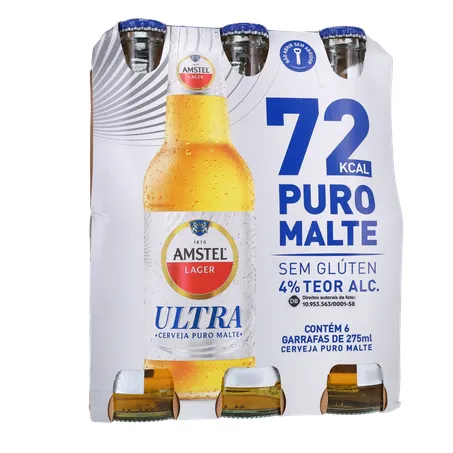 Cerveja amstel puro malte ln pack 6 275m 360-17