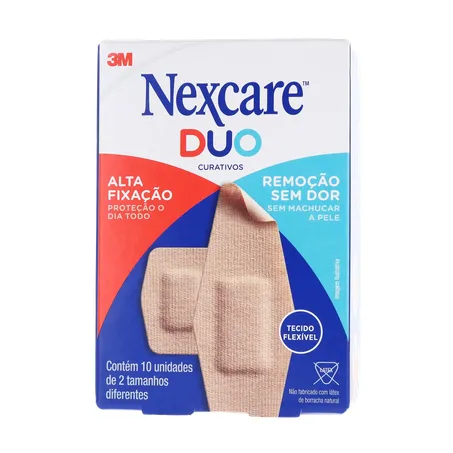 Curativo nexcare duo tamanhos diferentes caixa c-10unid 360-19