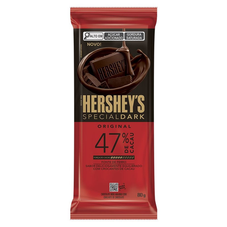 Chocolate dark original 47 hersheys 80g