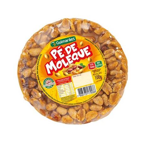 PÉ DE MOLEQUE GUIMARÃES ZERO AÇÚCAR 100G