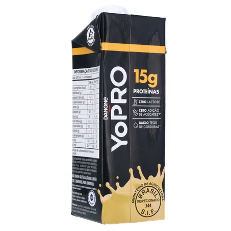 Bebida Lactea Danone Yopro 15 Banana 250ml 360-15