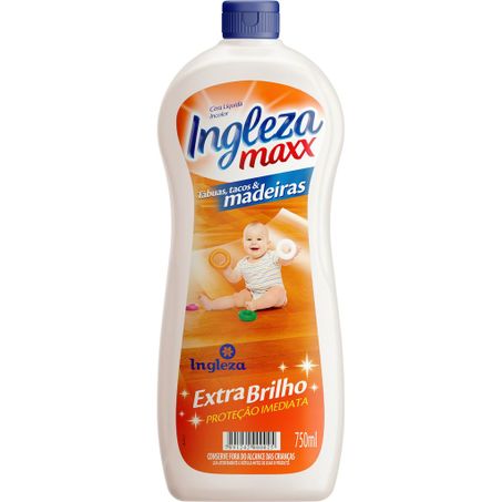 Cera Líquida Incolor Ingleza Maxx Extra Brilho Frasco 750ml