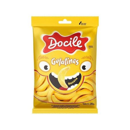 Bala gelatina docile banana 250gr