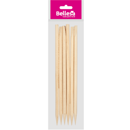 Palito de unhas bellesa ponta e chanfro 6un