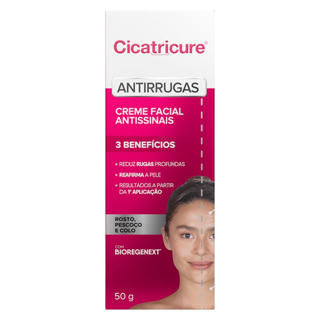 Cicatricure Creme Fácial Antirugas 60G