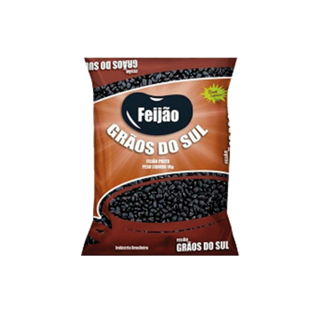 FEIJÃO PRETO GRÃOS DO SUL 1KG