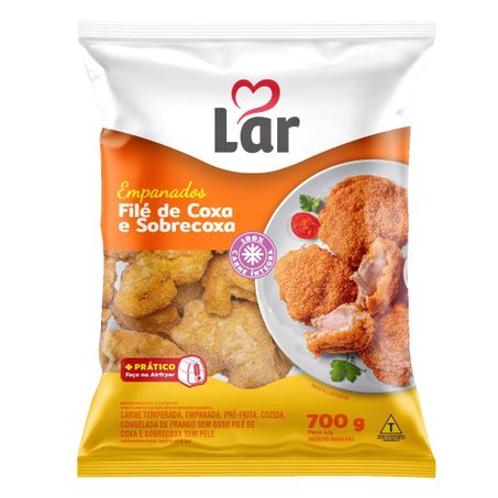 Filé de Coxa E Sobrecoxa Lar Empanado 700g